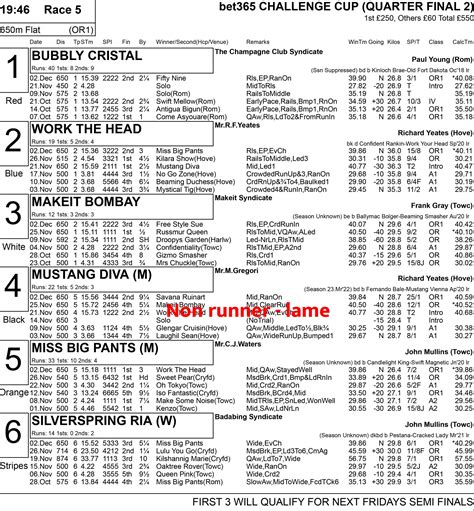 Greyhounds: bet365 Challenge Cup .